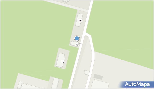 Czarna Białostocka, Fabryczna, 7D, mapa Czarna Białostocka