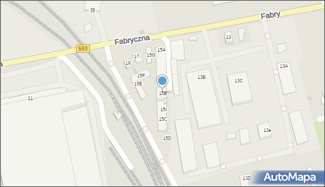 Dobre Miasto, Fabryczna, 15B, mapa Dobre Miasto