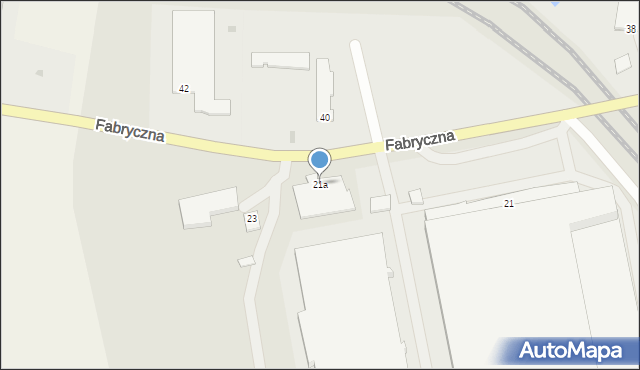 Dobre Miasto, Fabryczna, 21a, mapa Dobre Miasto