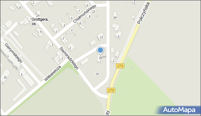 Drawsko Pomorskie, Fałata Juliana, 1b, mapa Drawsko Pomorskie