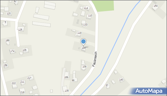 Facimiech, Facimiech, 129, mapa Facimiech