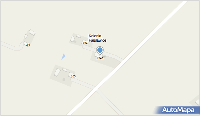 Fajsławice, Fajsławice, 164a, mapa Fajsławice