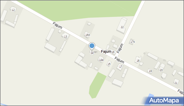 Fajum, Fajum, 14, mapa Fajum