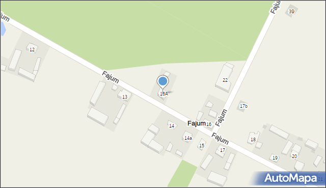 Fajum, Fajum, 16A, mapa Fajum