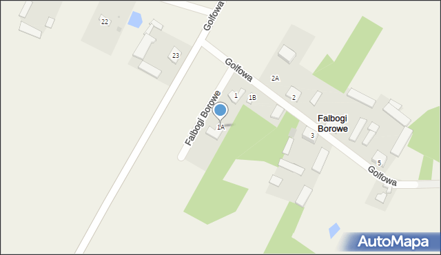 Falbogi Borowe, Falbogi Borowe, 1A, mapa Falbogi Borowe