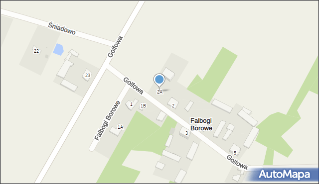 Falbogi Borowe, Falbogi Borowe, 2A, mapa Falbogi Borowe