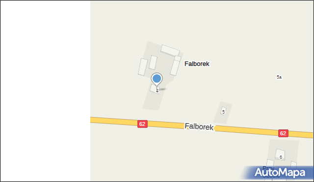 Falborek, Falborek, 4, mapa Falborek