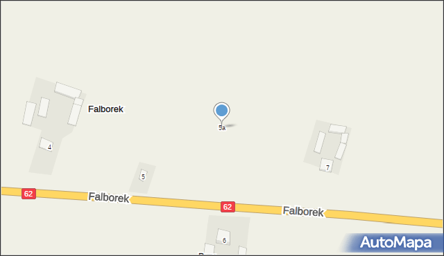 Falborek, Falborek, 5a, mapa Falborek