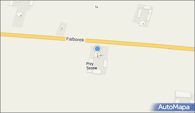 Falborek, Falborek, 6, mapa Falborek