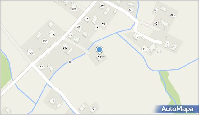 Falejówka, Falejówka, 78, mapa Falejówka