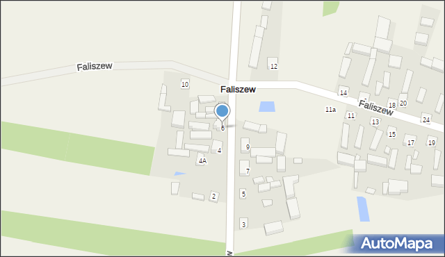 Faliszew, Faliszew, 6, mapa Faliszew