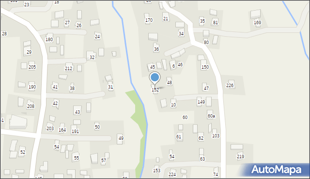 Faliszówka, Faliszówka, 152, mapa Faliszówka