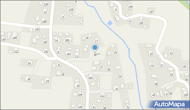 Faliszówka, Faliszówka, 18, mapa Faliszówka