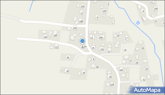 Faliszówka, Faliszówka, 182, mapa Faliszówka