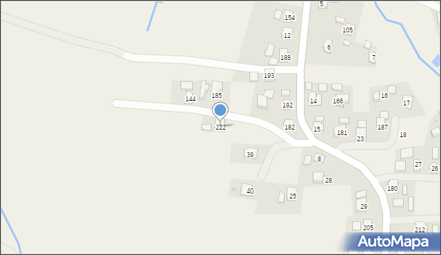 Faliszówka, Faliszówka, 222, mapa Faliszówka