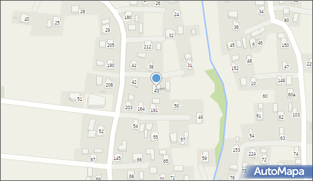 Faliszówka, Faliszówka, 43, mapa Faliszówka