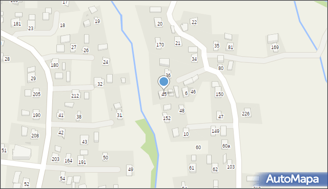 Faliszówka, Faliszówka, 45, mapa Faliszówka