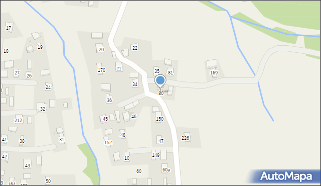 Faliszówka, Faliszówka, 80, mapa Faliszówka