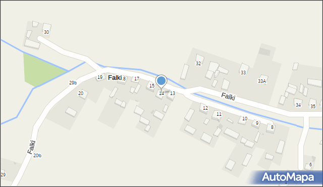 Falki, Falki, 14, mapa Falki