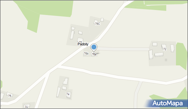 Falkowa, Falkowa, 76a, mapa Falkowa