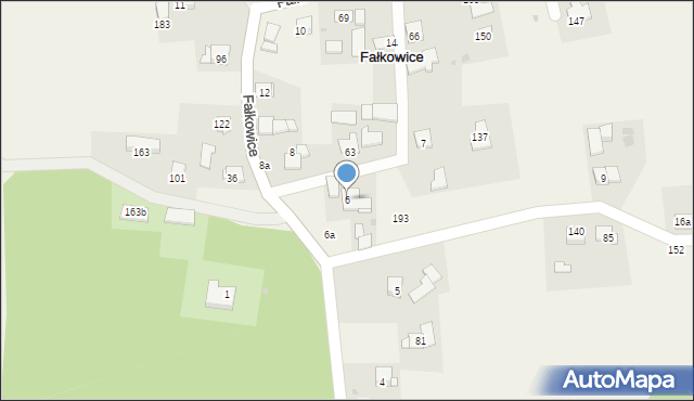 Fałkowice, Fałkowice, 6, mapa Fałkowice