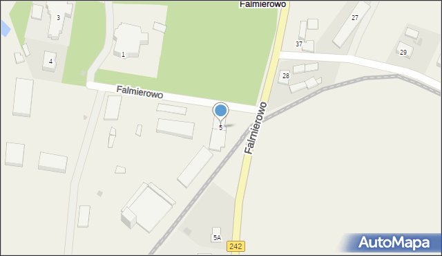 Falmierowo, Falmierowo, 5, mapa Falmierowo