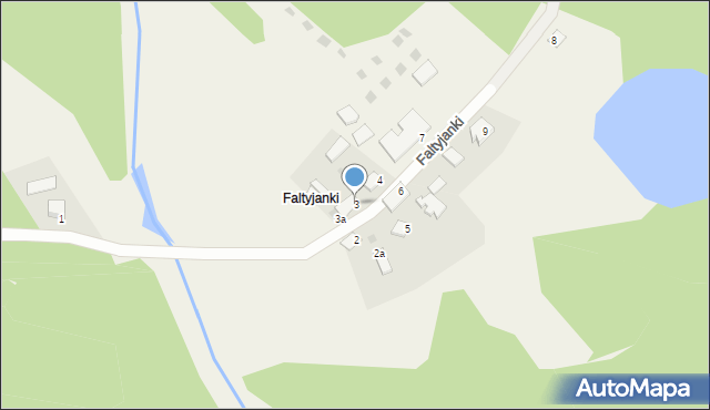 Faltyjanki, Faltyjanki, 3, mapa Faltyjanki