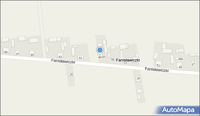 Fanisławiczki, Fanisławiczki, 57, mapa Fanisławiczki