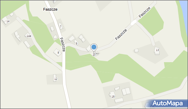 Faszcze, Faszcze, 10, mapa Faszcze