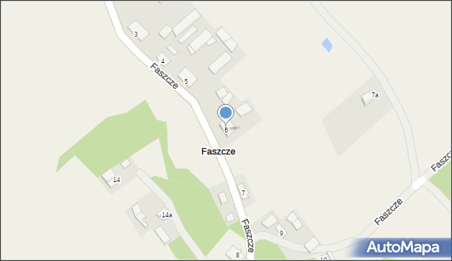 Faszcze, Faszcze, 6, mapa Faszcze