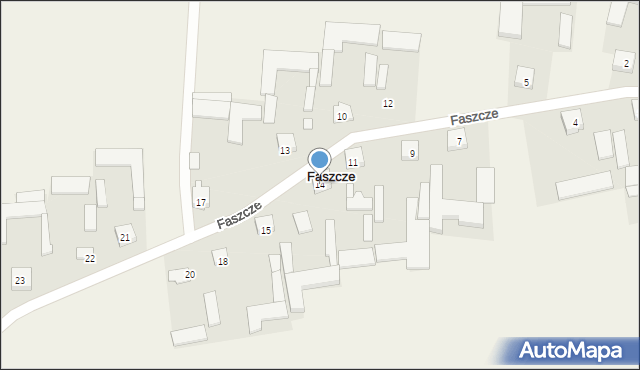 Faszcze, Faszcze, 14, mapa Faszcze