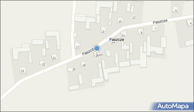 Faszcze, Faszcze, 15, mapa Faszcze