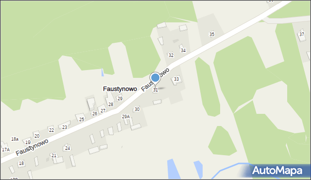 Faustynowo, Faustynowo, 31, mapa Faustynowo