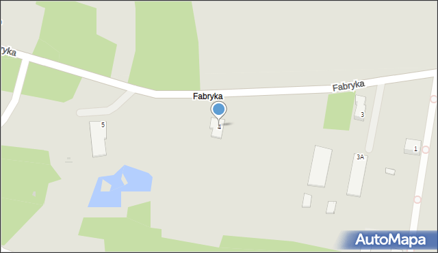 Frampol, Fabryka, 4, mapa Frampol