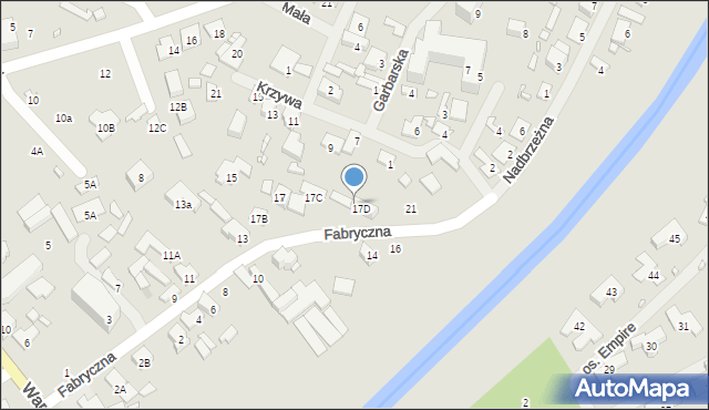 Konstancin-Jeziorna, Fabryczna, 19A, mapa Konstancin-Jeziorna