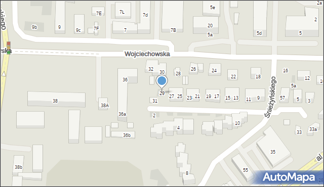 Lublin, Farmaceutyczna, 29, mapa Lublina