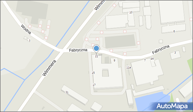 Niepołomice, Fabryczna, 11, mapa Niepołomice