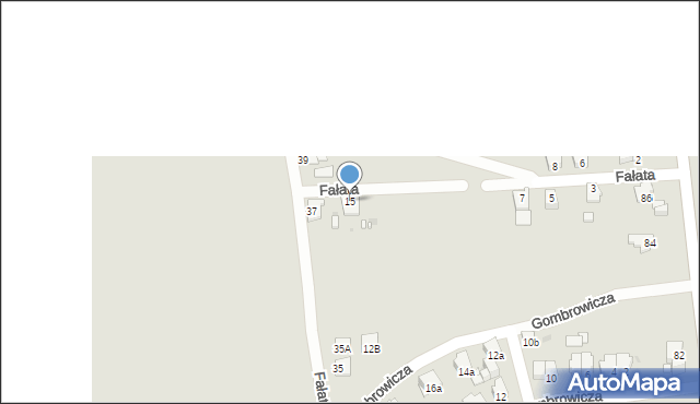 Opole, Fałata Juliana, 15, mapa Opola