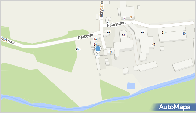 Piotrowice, Fabryczna, 18, mapa Piotrowice