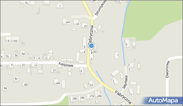 Przemków, Fabryczna, 4, mapa Przemków