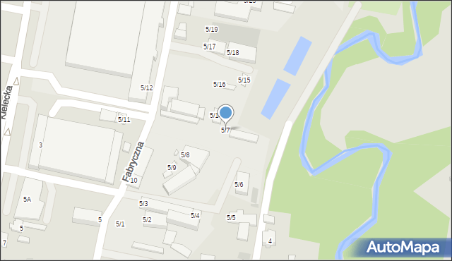 Suchedniów, Fabryczna, 5/7, mapa Suchedniów
