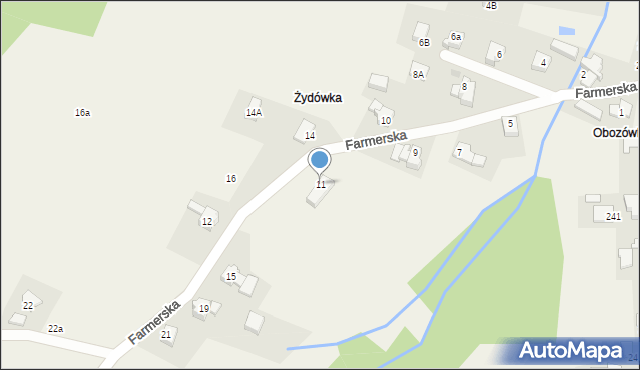 Sułkowice, Farmerska, 11, mapa Sułkowice