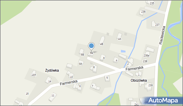 Sułkowice, Farmerska, 6a, mapa Sułkowice