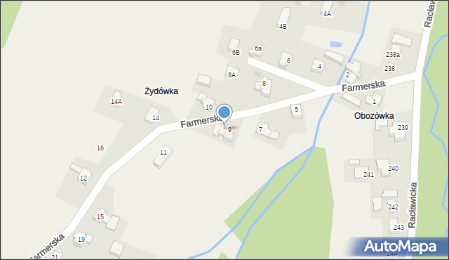 Sułkowice, Farmerska, 9a, mapa Sułkowice