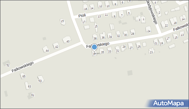 Szczuczyn, Falkowskiego Jakuba, 37, mapa Szczuczyn