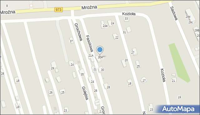 Tarnów, Fasolowa, 30A, mapa Tarnów