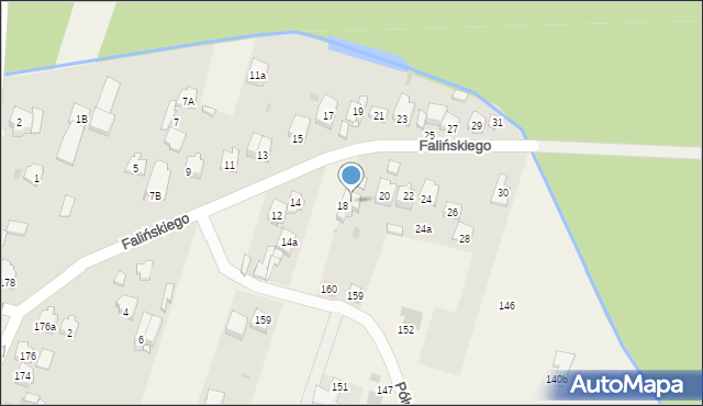 Truskaw, Falińskiego Piotra, 18A, mapa Truskaw