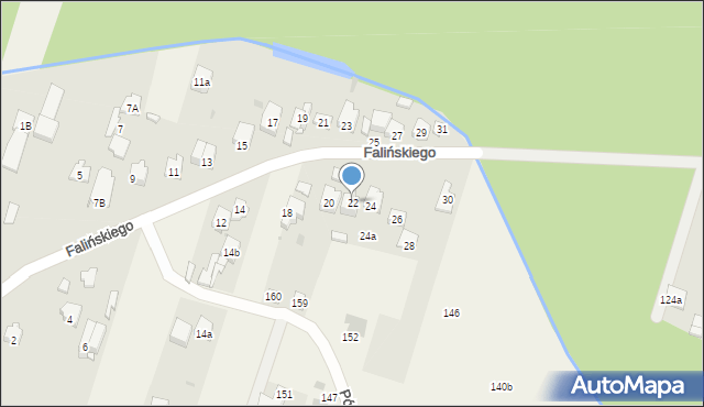 Truskaw, Falińskiego Piotra, 22, mapa Truskaw