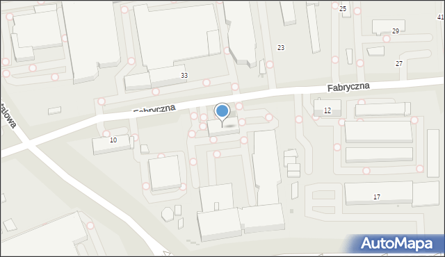 Tychy, Fabryczna, 10, mapa Tychów