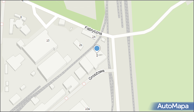 Zgorzelec, Fabryczna, 2, mapa Zgorzelec